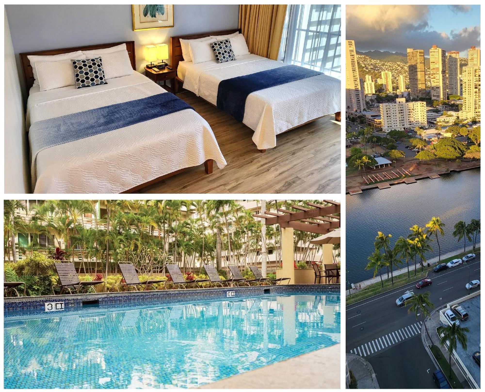 21St Floor Renovated Studio With 2 Queen Beds Honolulu Exterior photo